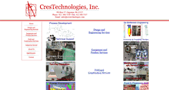 Desktop Screenshot of crestechnologies.com
